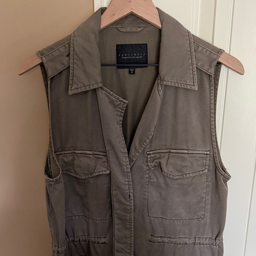 Sanctuary Tan Utility Vest